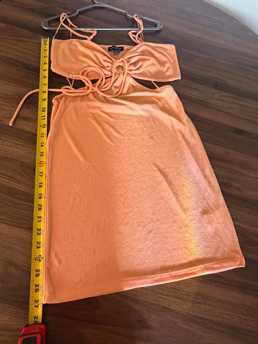 Streetwear Society Peach Mini Dress